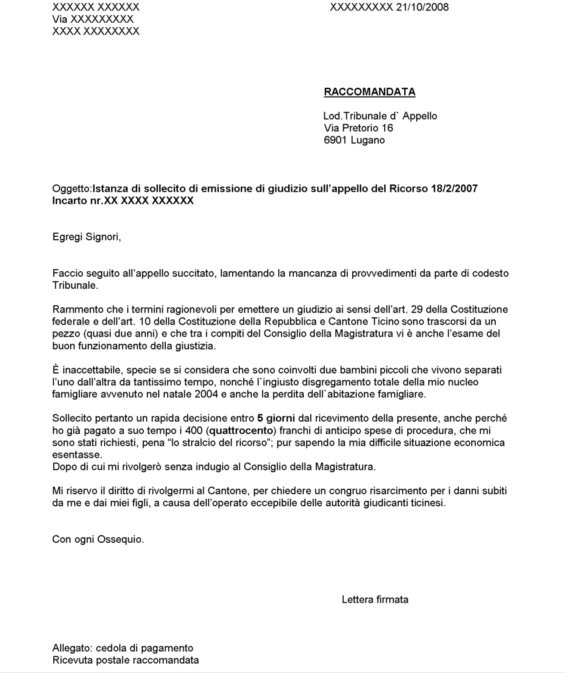 Sollecito a Tribunale d'Appello Sollecito a Tribunale d'Appello